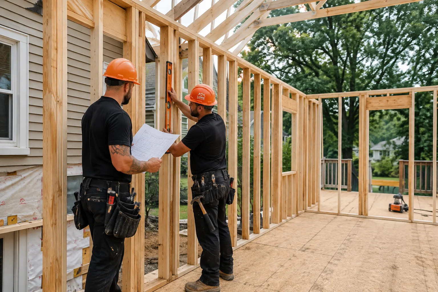 Framing service by Lowe Restoration